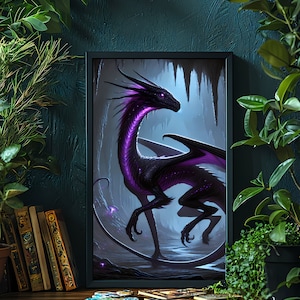 The Purple Dragon - Wall Art