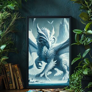 The White Dragon - Wall Art