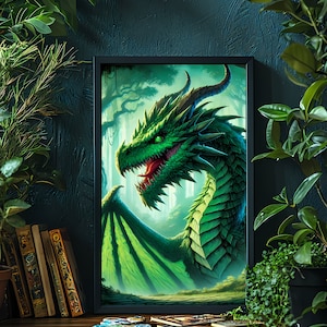 The Green Dragon - Wall Art