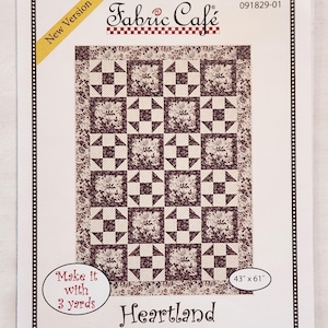 Heartland Quilt Pattern By Fabric Cafe