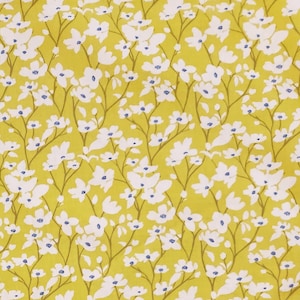 Dogwood, Sunlight, Fresh Linen Collection by Katie O&#39;Shea for Art Gallery Fabrics