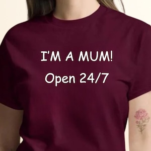 Classic Unisex Tee, Funny Mum T-Shirt, Perfect Gift for Busy Mums, Mum Life Tee, Mummy Present, Love Mother, Mam Shirt, Humour Shirt