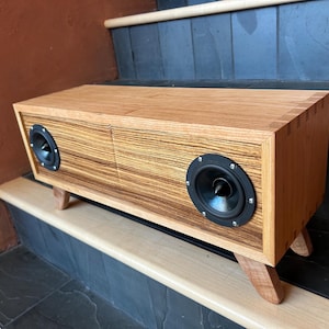 handmade hardwood Bluetooth speaker