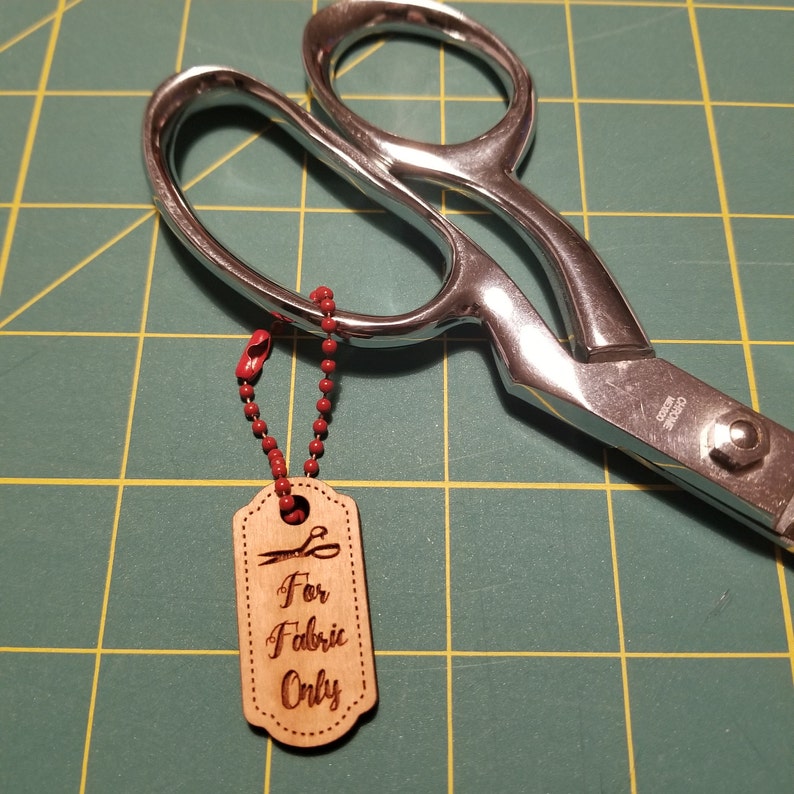 Fabric Scissor Tag Etsy