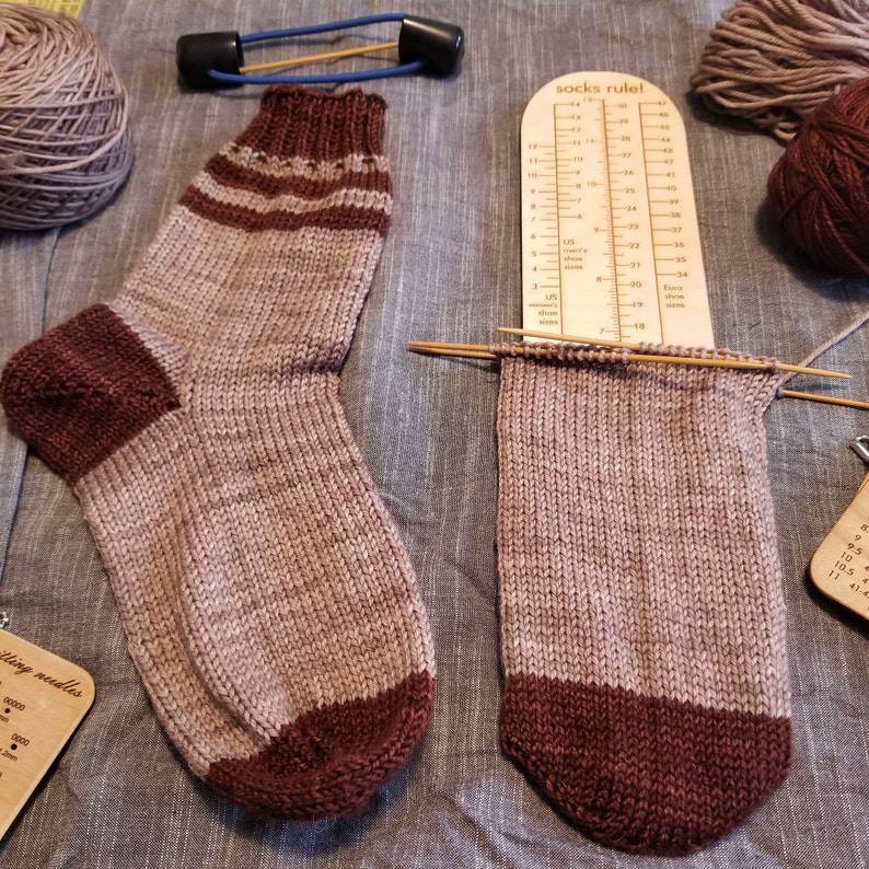 Socks Rule Ruler for Measuring Hand Knit Socks Tool for Etsy