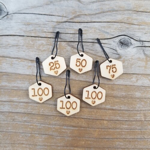 Cast on Counting Numbers Stitch Marker Set Etsy