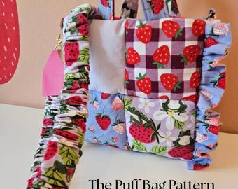 Patrón de costura para bolso acolchado estilo bohemio: tutorial paso a paso para crear un bolso acolchado