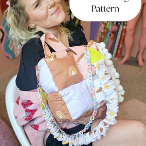 Boho Puff Quilt Handbag Sewing Pattern – Easy Step-by-Step Quilted Bag Tutorial