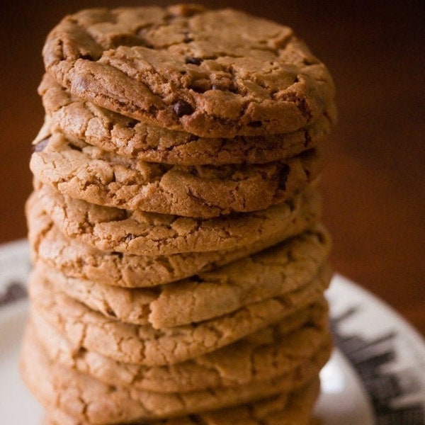 1 Dozen Giant Vegan Chocolate Chip Cookies