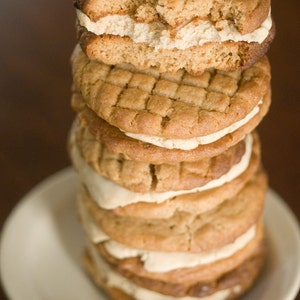 Half Dozen Peanut Butter Cookie Cream Sandwiches image 1