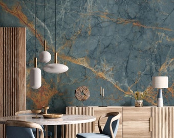 Elegante Marmor Stein Textur Wallpaper | Abstraktes Marmor Design Wandbild