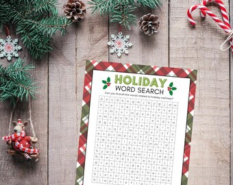 Holiday Word Search || Easy Word Search || Puzzle