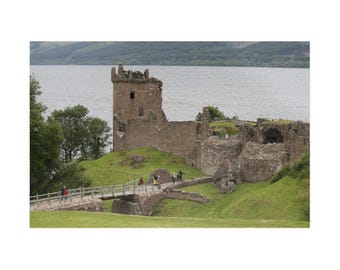 Jigsaw Puzzle, Urquhart Castle Loch Ness Scotland Puzzle. 1014-piece - Relaxing, Challenging, Travel, Gift, Hobby. Fit for All