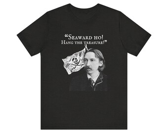 Robert Louis Stevenson Pirate Tee: Treasure Island Shirt