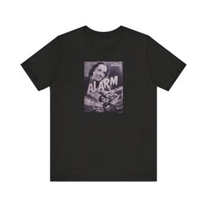 Alarm Vintage Movie Poster T-Shirt Classic Action 1930s 1940s Film Design Hollywood Golden Age