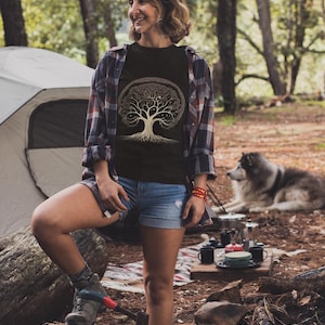 Koszulka Tee Grove Tree of Life Nature Spiritual Heavy Cotton Unisex Graphic Tee Shirt