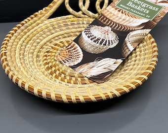 Gullah Sweetgrass Basket ( Medium Triple Loops serving dish)