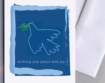 Holiday Season Dove Card