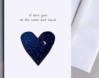 Love You to the Moon and Back card