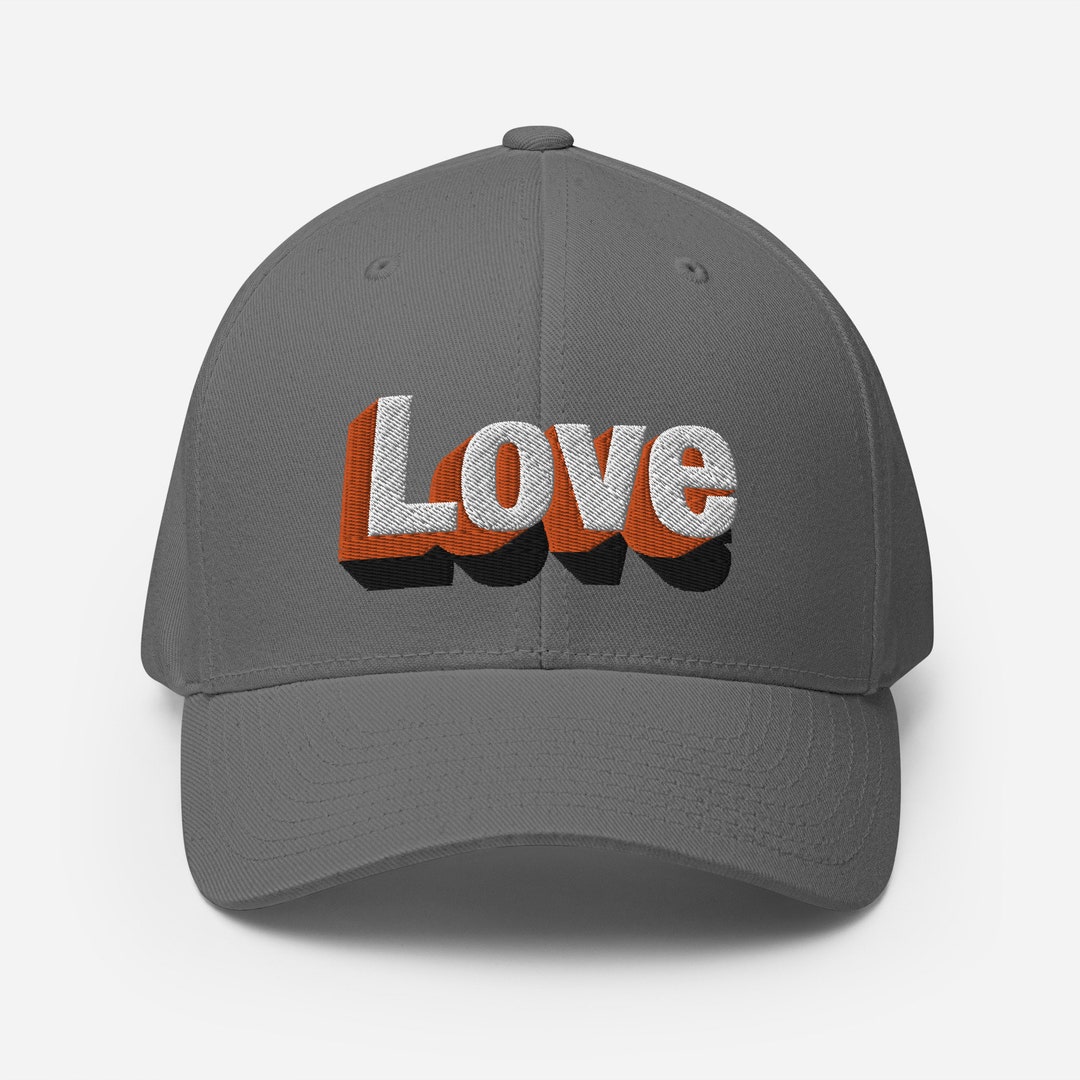 Love Embroidered Structured Twill Cap - Etsy display picture 1