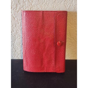 Antique  Masonic Code Book Pocket Size 1917 Red Snap Cover READ