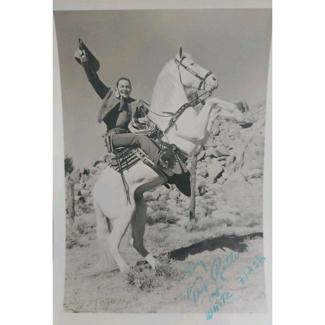Vintage Tex Ritter & White Flash Westen Nashville 1930s Original ...