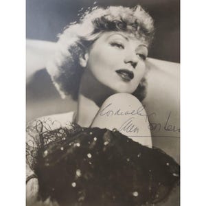 1938 Vintage Ann Sothern Autographed Inscribed Photograph Movie Star Headshot