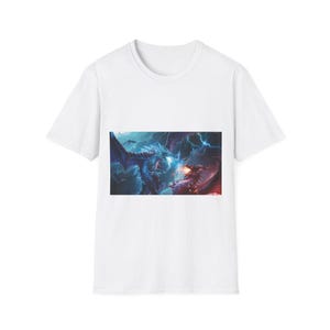 World of Warcraft Dragon Unisex Softstyle T-Shirt - Gamer Tee, Fantasy Shirt, Gaming Apparel, MMORPG Top, Video Game Merch