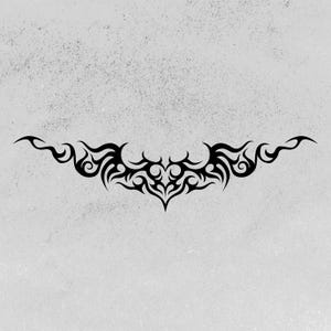 Winged Heart Tramp Stamp Vinyl Decal