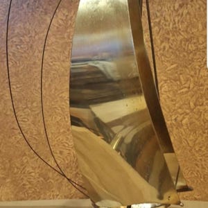 DeMott brass sailboat 1970&#39;s