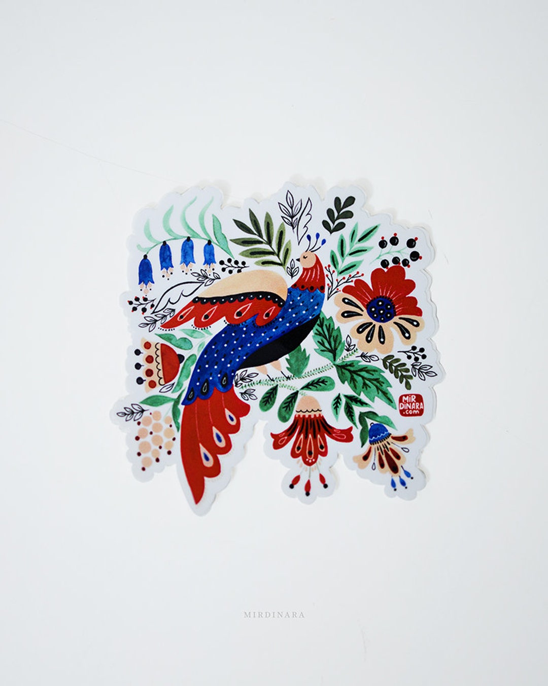 Happy Folk Bird Stickers Pack - Vinyl