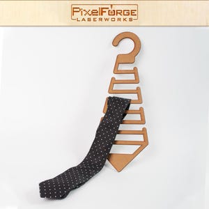 HDF Tie Holder | Straight or Tie Shape with Dual Design Options