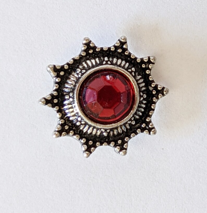 Dark Red Snap Charms: 18-20mm Snap Buttons - Etsy