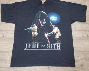 Vintage 1999 Star Wars Episode 1 Promo T-shirt / Jedi Vs Sith