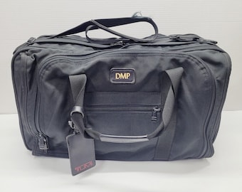 TUMI 278D3 Black Expanding Boston Ballistic 22" Carry On Bag EUC W Locks No Keys