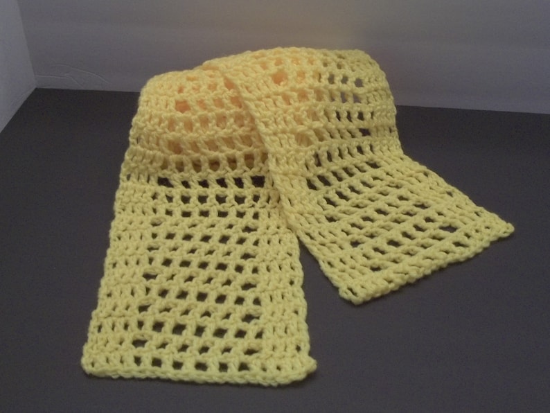 PATTERN Big Zig Zag Crochet Scarf PATTERN image 0
