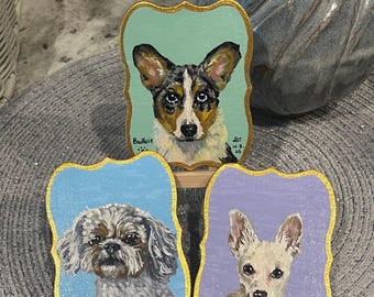 Mini Magnetic Pet Portraits