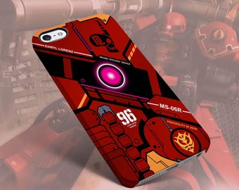 telefoonhoesje psycho zaku mobiel pak gundam dubbellaagse beschermhoes