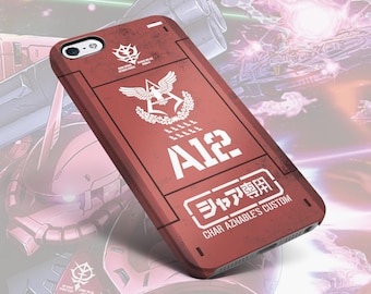 Zaku II Char Aznable Gundam anime-telefoonhoesje: stevig hoesje