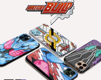 Kamen Rider Build Phone Case: Tokusatsu Dual Layer Protection, Impact Resistant TPU Liner