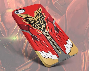 Gundam Sinanju stoere telefoonhoes: anime-mecha dubbellaagse bescherming,