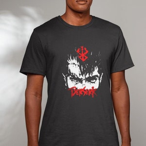 Berserk Shirt, Vintage Berserk Tshirt, Best Anime Tshirt, Anime Shirt Gift For Boyfriend, Gift For Him, Skull Knight Shirt, Guts Shirt