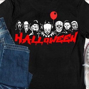 Universal Studios Halloween Horror Nights Shirt, Retro Horror Character Shirt, Scary Movie Halloween Costume Shirt, Scary Halloween ShirtV.2