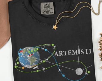 Artemis II 2026 Rocket Launch T-Shirt, Future Moon Mission Tee, Lunar Mission Top