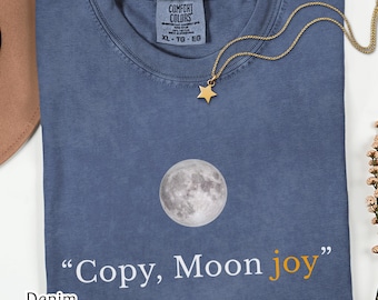 Copy Moon Joy – Lunar Graphic Shirt: Space Lovers Fashion
