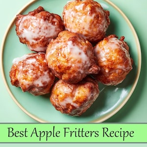 Homemade Apple Fritters Recipe -Printable Breakfast Download