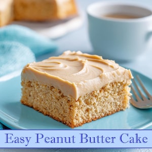 Recept voor taart met pindakaas: afdrukbare pdf-download