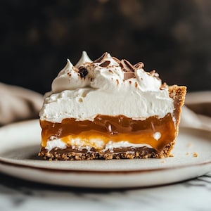 No-Bake Caramel Cheesecake Recipe: Layered Dessert (Printable PDF)