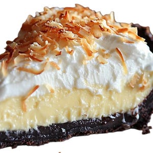 Chocolate Coconut Cream Pie Recipe: Printable Dessert (PDF)