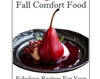 Ricettario autunnale di comfort food in formato eBook, libro di ricette stampabile, ricette digitali di dolci autunnali